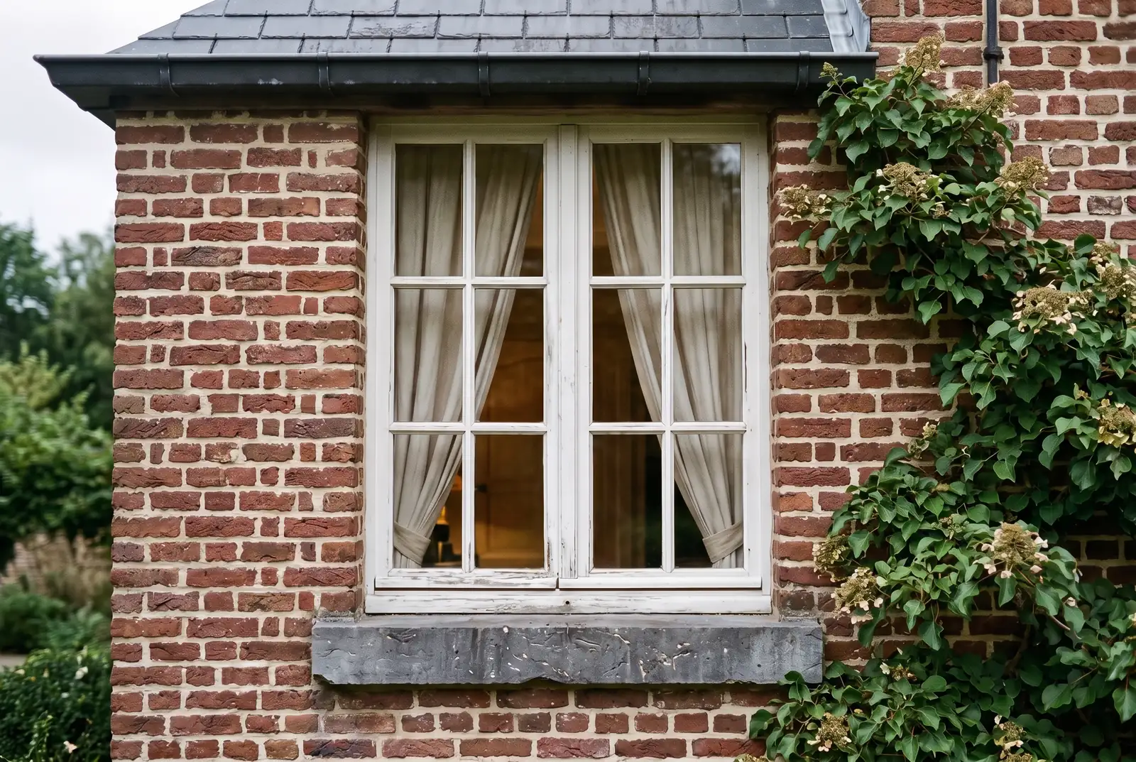 Trousseau de clés et plan plié sur une table